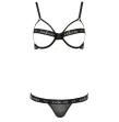 PASSION - KYOUKA SET DOS PIEZAS NEGRO S-M PASSION - KYOUKA SET DOS PIEZAS NEGRO S-M