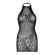 LEG AVENUE - MINI ABITO CON STRASS TAGLIA UNICA - NERO