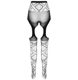 PASSION - COLLEZIONE ECO BODYSTOCKING ECO S005 BIANCO