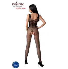 PASSION - BS098 BODYSTOCKING NEGRO TALLA ÚNICA