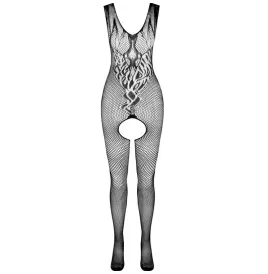 PASSION - BS098 BODYSTOCKING NOIR TAILLE UNIQUE