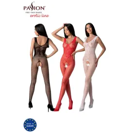PASSION - BS098 BODYSTOCKING NEGRO TALLA ÚNICA