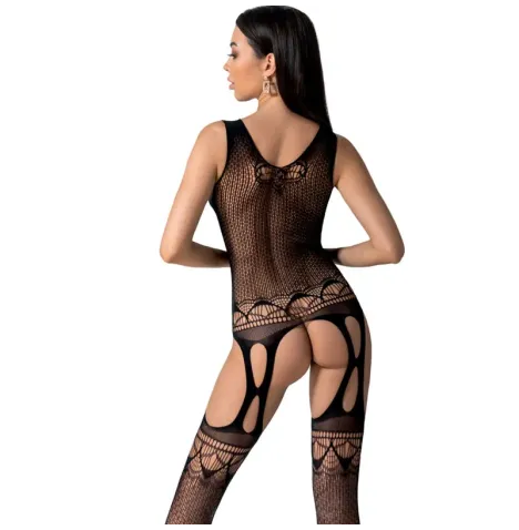 PASSION - BS099 BLACK BODYSTOCKING ONE SIZE