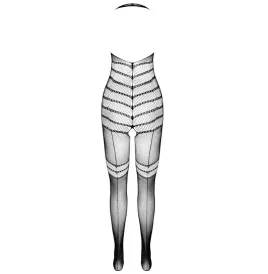 PASSION - BS100 BODYSTOCKING NEGRO TALLA ÚNICA