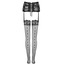 LIVCO CORSETTI FASHION - JELLY LC 90673 LIGUERO MEDIAS NEGRO S-M