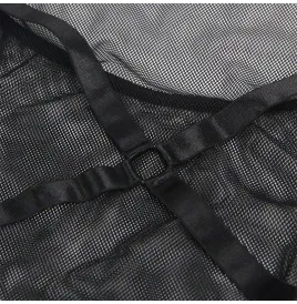 SUBLLIME - ROBE TRANSPARENTE DOS LIQUIDE NOIR S-M