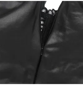 SUBBLIME - SEXY LEATHER DRESS S-M