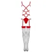 LIVCO CORSETTI FASHION - THIARA LC 20213 SET BODY STOCKINGS RED S-M LIVCO CORSETTI FASHION - THIARA LC 20213 SET BODY STOCKINGS RED S-M