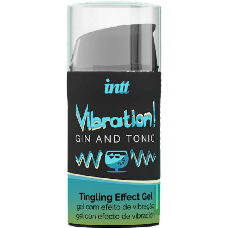INTT - KRAFTVOLLES INTIMSTIMULIERENDES FLÜSSIGES VIBRATOR-GEL GIN and TONIC 15 ml