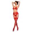 CHILIROSE - CR 4848 SET SUJETADOR TANGA MEDIAS DE ENCAJE ROJO S CHILIROSE - CR 4848 SET SUJETADOR TANGA MEDIAS DE ENCAJE ROJO S