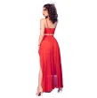 CHILIROSE - CR 4850 ENSEMBLE TOP ET LEGGINGS ROUGE AVEC ACCESSOIRES DORÉS S CHILIROSE - CR 4850 ENSEMBLE TOP ET LEGGINGS ROUGE AVEC ACCESSOIRES DORÉS S