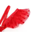 SUBBLIME - 957506 ENSEMBLE SOUTIEN-GORGE ET JARRETELLE EN DENTELLE ROUGE S-M SUBBLIME - 957506 ENSEMBLE SOUTIEN-GORGE ET JARRETELLE EN DENTELLE ROUGE S-M