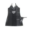 SUBBLIME - 957520 LEDERKLEID MIT BLUMENSPITZE SCHWARZ S-M SUBBLIME - 957520 LEDERKLEID MIT BLUMENSPITZE SCHWARZ S-M