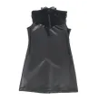 SUBBLIME - 957544 VESTIDO DE CUERO CON CUELLO DE ENCAJE NEGRO S-M SUBBLIME - 957544 VESTIDO DE CUERO CON CUELLO DE ENCAJE NEGRO S-M