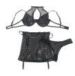 SUBBLIME - 957582 CONJUNTO SUJETADOR Y FALDA DE CUERO NEGRO S-M SUBBLIME - 957582 CONJUNTO SUJETADOR Y FALDA DE CUERO NEGRO S-M