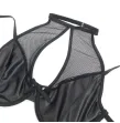 SUBBLIME - 957582 LEATHER BRA AND SKIRT SET BLACK S-M SUBBLIME - 957582 LEATHER BRA AND SKIRT SET BLACK S-M