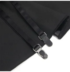SUBBLIME - 957704 ROBE EN CUIR À FERMETURE ÉCLAIR EN DENTELLE NOIRE S-M