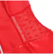 SUBBLIME - 957728 LEDERKLEID MIT SPITZENREISSVERSCHLUSS ROT S-M SUBBLIME - 957728 LEDERKLEID MIT SPITZENREISSVERSCHLUSS ROT S-M