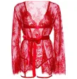 LEG AVENUE - 86123 TEDDY- UND STRUMPFBAND-BADEMANTEL-SET, ROT, GRÖSSE S LEG AVENUE - 86123 TEDDY- UND STRUMPFBAND-BADEMANTEL-SET, ROT, GRÖSSE S