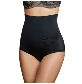 BYE-BRA - FAJA SENZA CUCITURE STILE PANTIES NERO MISURARE S