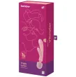 SATISFYER - TRIPLE LOVER RABBIT VIBRATOR MASSAGER PINK