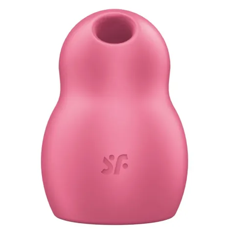 SATISFYER - PRO TO GO 1 ESTIMULADOR Y VIBRADOR DOBLE ROJO