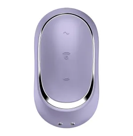 SATISFYER - PRO TO GO 2 DOUBLE AIR PULSE STIMULATOR and VIBRATOR VIOLET
