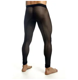 MOB - BLACK TRANSPARENT TIGHTS SIZE M