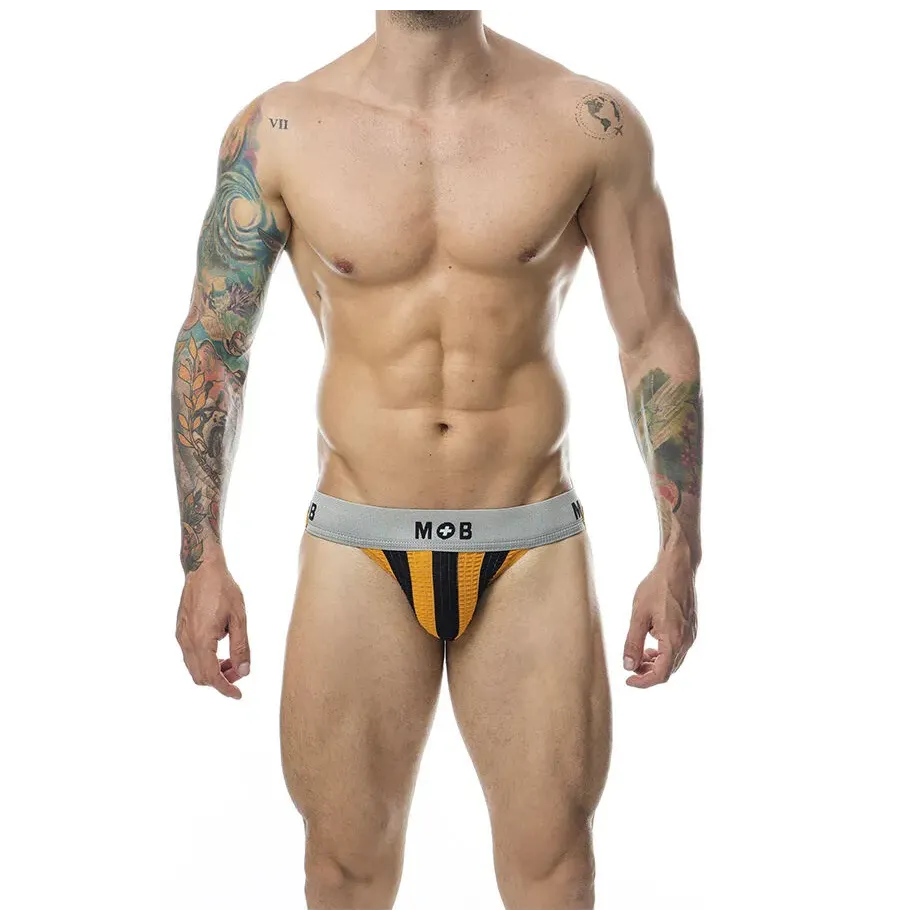 MOB - CLASSIC JOCK STRIPE ORANGE GRÖSSE L MOB - CLASSIC JOCK STRIPE ORANGE GRÖSSE L