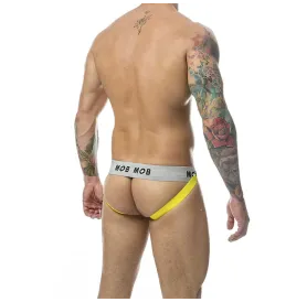 MOB - JOCK CLASSIQUE À RAYURES JAUNE TAILLE L