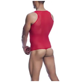 MOB - ROTER TRANSPARENTER BODYSHEE GRÖSSE L-XL