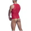 MOB - RED TRANSPARENT BODYSHEER SIZE L-XL MOB - RED TRANSPARENT BODYSHEER SIZE L-XL