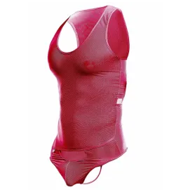 MOB - BODY TRANSPARENT ROUGE TAILLE L-XL