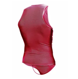 MOB - BODY TRANSPARENT ROUGE TAILLE L-XL
