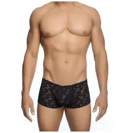 MOB - SCHWARZE SPITZENBOXER GRÖSSE L-XL