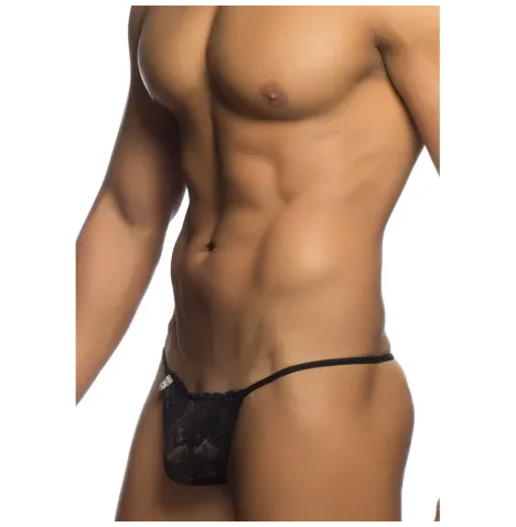 MOB - PERIZOMA IN PIZZO NERO TAGLIA L-XL