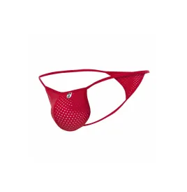 MOB - ROTER MIKROFASER-V-STRING GRÖSSE L-XL
