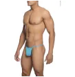 MOB - STRING TRANSPARENT EN T AQUA TAILLE L-XL MOB - STRING TRANSPARENT EN T AQUA TAILLE L-XL