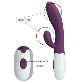 PRETTY LOVE - ALVIS VIBRATORE RABBIT E PUNTO G VIOLA