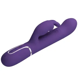 PRETTY LOVE - COALE VIBRATORE CONIGLIO CARBONE 4 EN 1 VIOLA