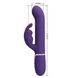 PRETTY LOVE - COALE VIBRATEUR RABBIT 4 EN 1 VIOLET