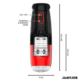 JAMYJOB - STORM MASTURBATEUR VAGINAL AUTOMATIQUE AVEC 10 MODES, ROTATION ET POUSSE