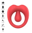 INTENSE - RUSSELL ANILLO VIBRADOR CON ESTIMULACIÓN DE CLÍTORIS ROJO INTENSE - RUSSELL ANILLO VIBRADOR CON ESTIMULACIÓN DE CLÍTORIS ROJO