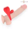 INTENSE - RUSSELL ANILLO VIBRADOR CON ESTIMULACIÓN DE CLÍTORIS ROJO INTENSE - RUSSELL ANILLO VIBRADOR CON ESTIMULACIÓN DE CLÍTORIS ROJO