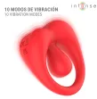 INTENSE - RUSSELL ANILLO VIBRADOR CON ESTIMULACIÓN DE CLÍTORIS ROJO INTENSE - RUSSELL ANILLO VIBRADOR CON ESTIMULACIÓN DE CLÍTORIS ROJO
