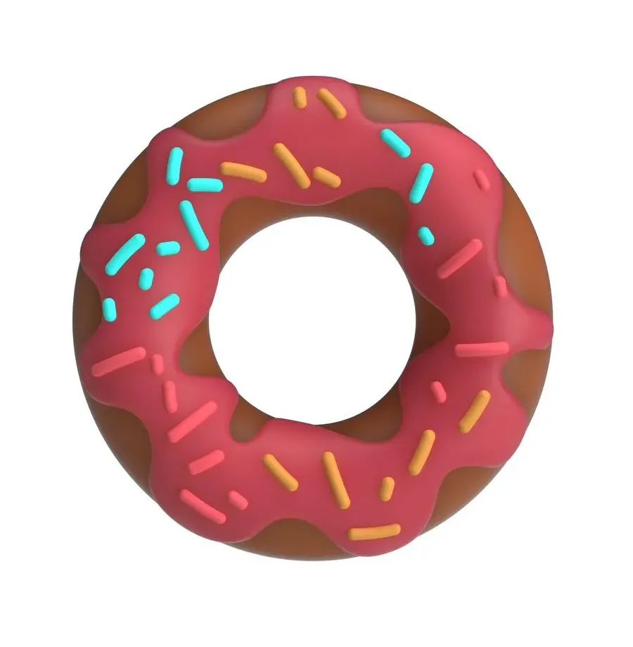 PRETTY LOVE - ANNEAU PÉNIS SUPER DONUT ROSE PRETTY LOVE - ANNEAU PÉNIS SUPER DONUT ROSE