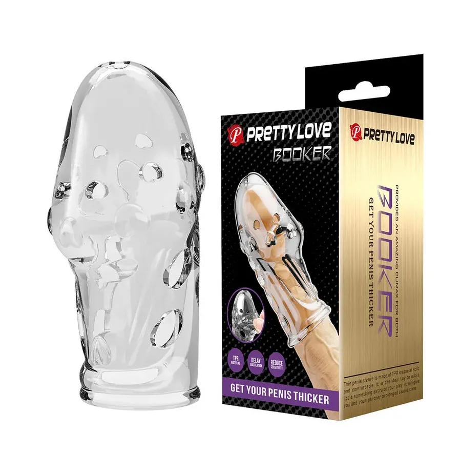 PRETTY LOVE - MANICOTTO PER PENE ROCKER PER UN PENE PIÙ SPESSO E TRASPARENTE PRETTY LOVE - MANICOTTO PER PENE ROCKER PER UN PENE PIÙ SPESSO E TRASPARENTE