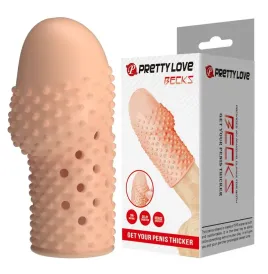 PRETTY LOVE - MANICOTTO PER PENE DA GEEK PER UN PENE PIÙ SPESSO, COLORE NATURALE