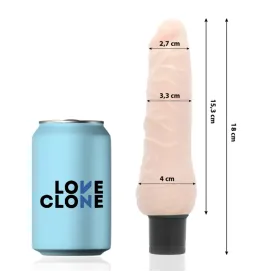 LOVECLONE - SVEN VIBRADOR REALÍSTICO SELF LUBRICATION 18.5 CM -O- 3.3 CM