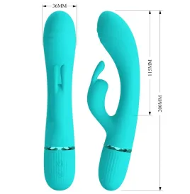 PRETTY LOVE - VIBRATEUR SCOCCO LAPIN TURQUOISE